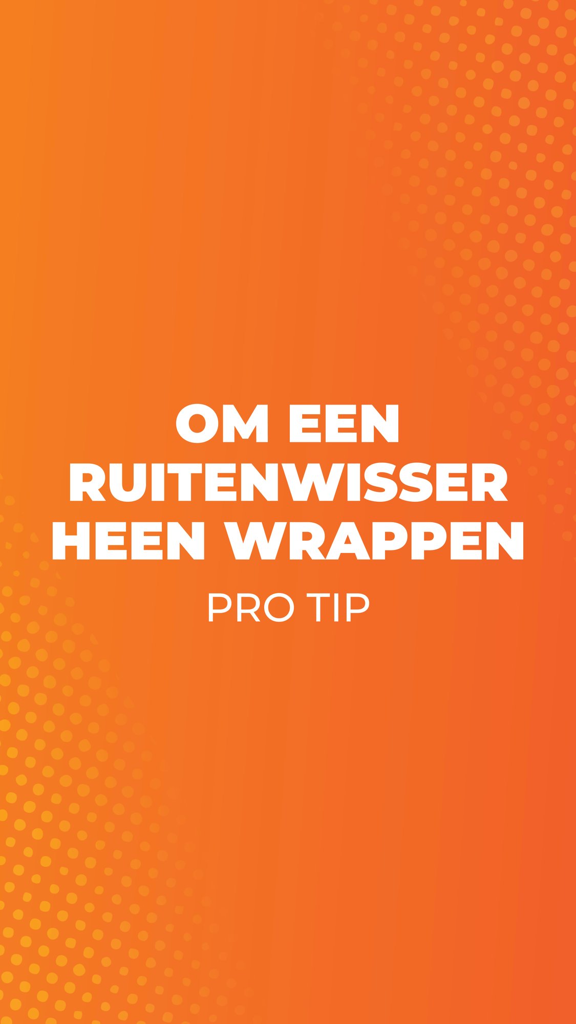 Windshield Wiper Tip - Dutch